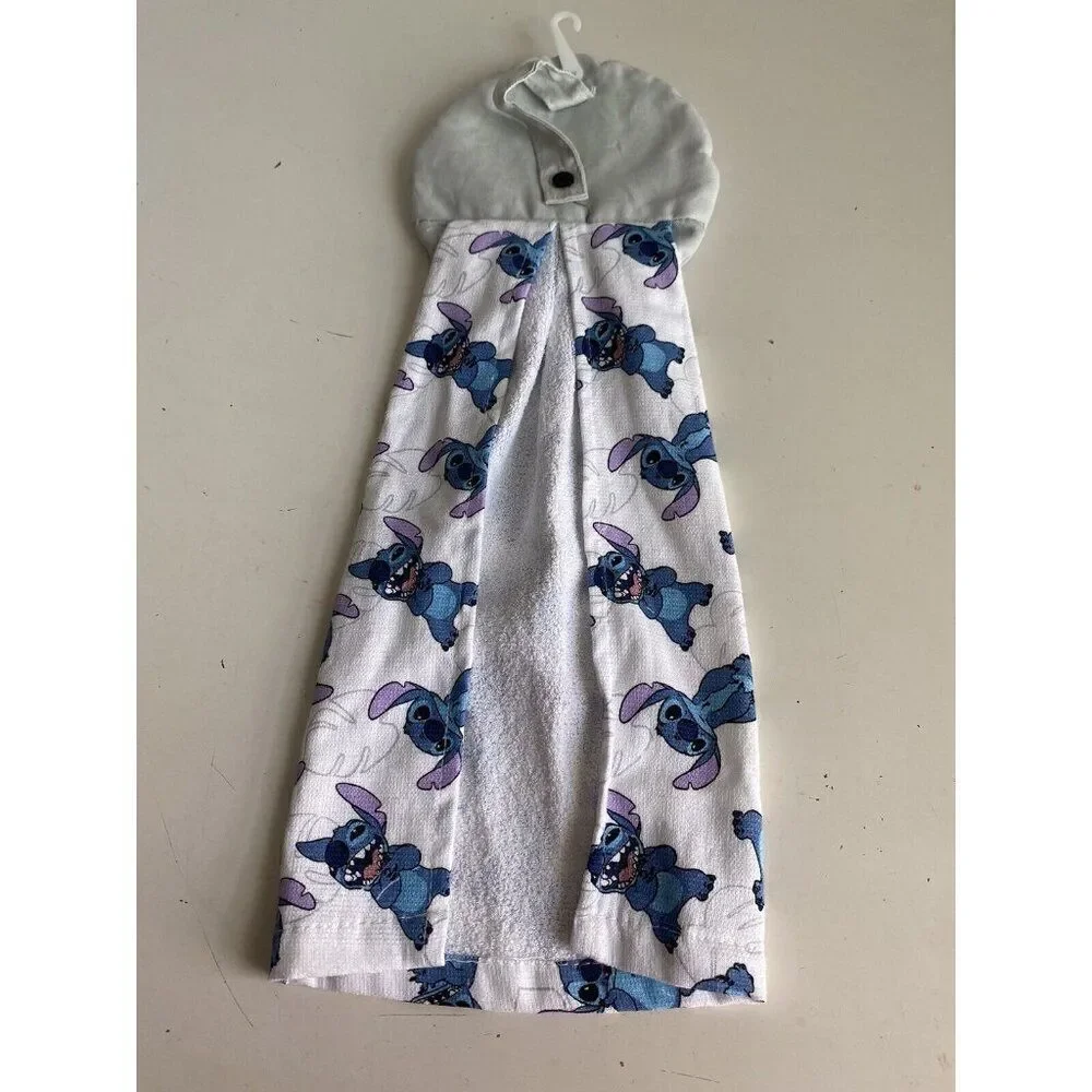 Disney Lilo Stitch‎ Kitchen Hanging Towel Ohana Means Family NEW